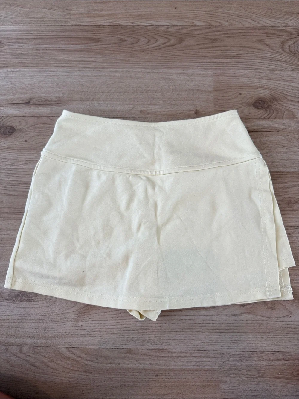 Light Yellow Tennis Skort